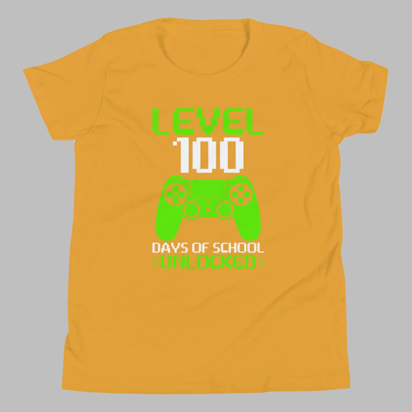 level 100 days of school unlocked premium t-shirt