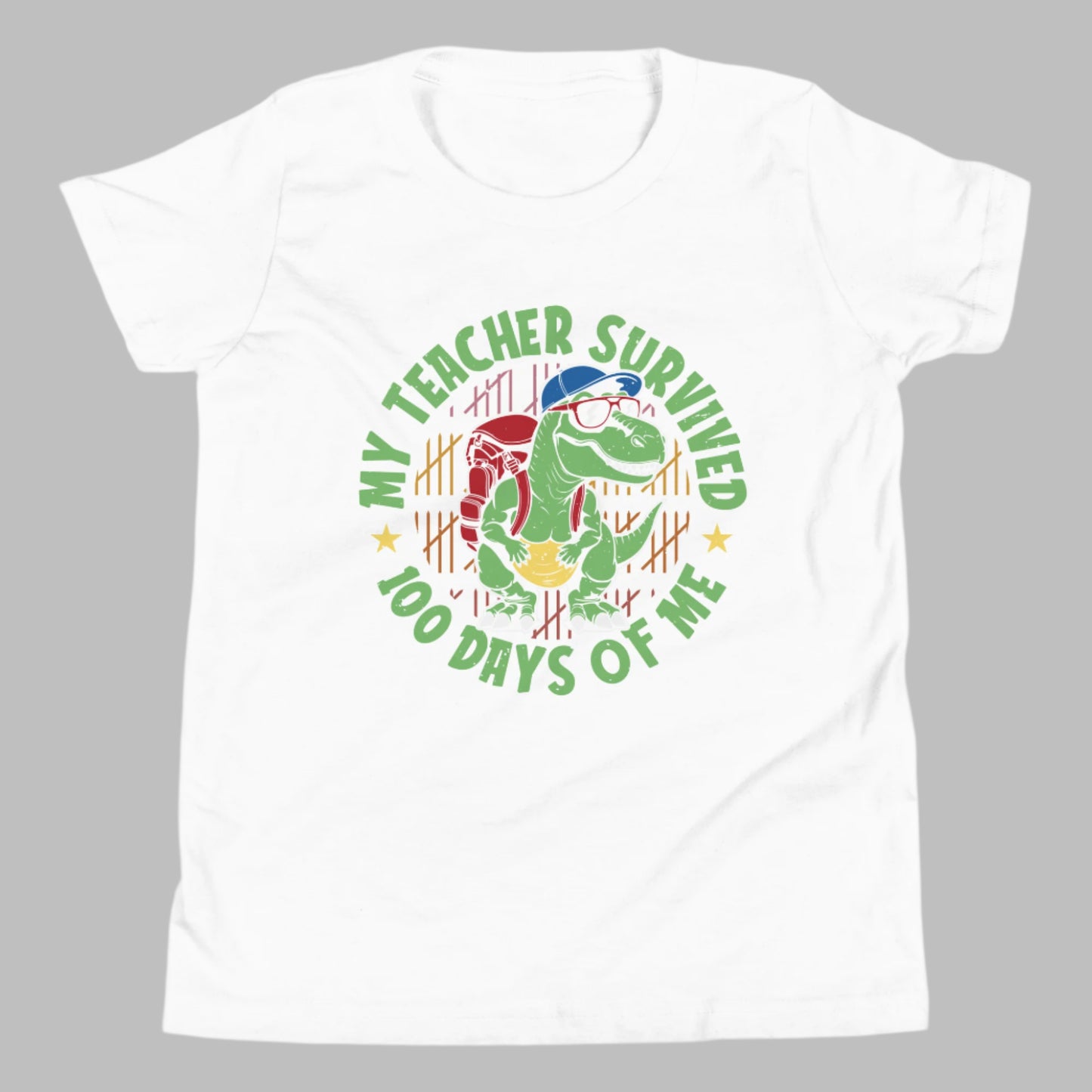 my teacher survived 100 days of me t-shirt