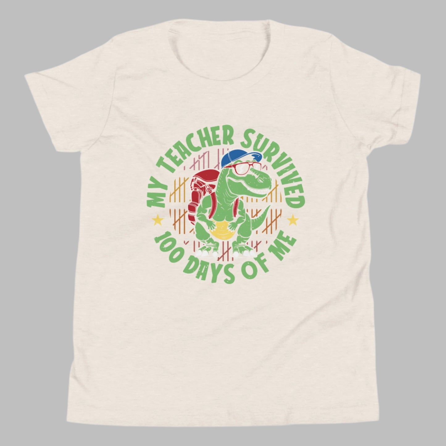 my teacher survived 100 days of me t-shirt