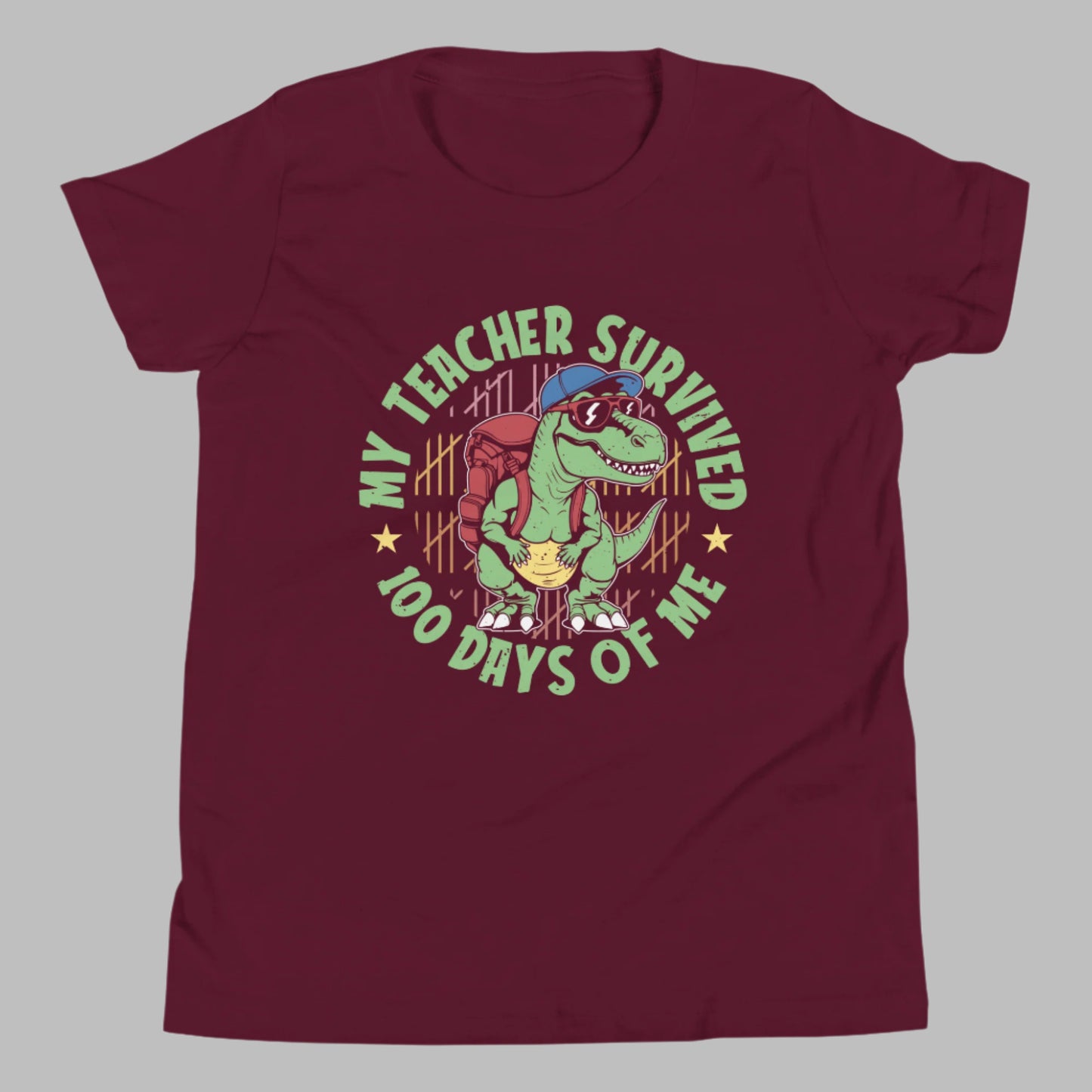 my teacher survived 100 days of me t-shirt